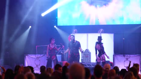 Performers-On-Stage-During-Live-Entertainment-Show-In-Las-Vegas,-Nevada