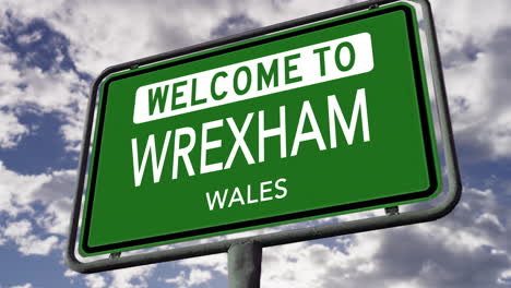 Welcome-to-Wrexham,-Wales