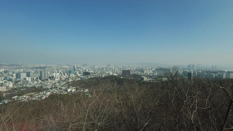 Aussicht-Von-Der-Spitze-Des-Namsan-Towers-Seoul