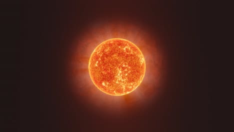 3D-animation-showing-a-detailed-shot-of-the-Sun-with-gas-shooting-out