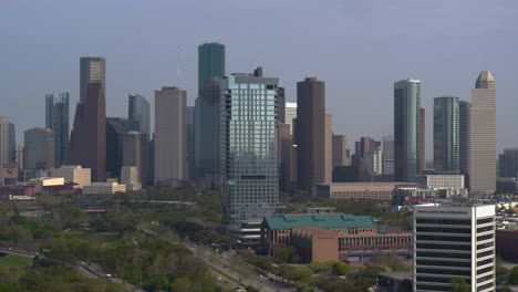 Vista-De-Drones-Del-Horizonte-Del-Centro-De-Houston