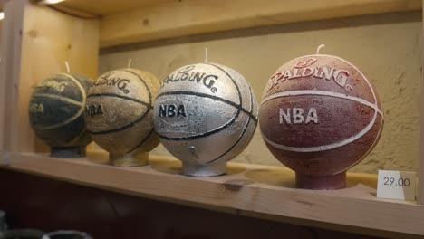 Sports-themed-candles-on-display-at-Venice's-La-Candela