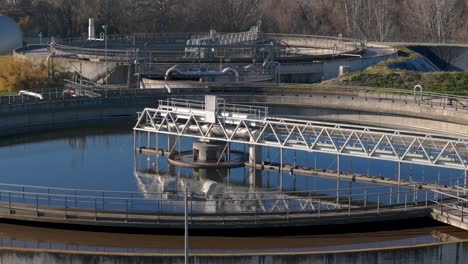 Close-up-shot-of-filtered-sewage-water-ready-to-go-back-into-the-river-Rhone