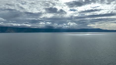 Beautiful-Lake-Toba,-serene-and-picturesque-scene