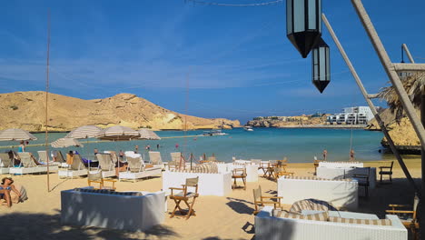 Playa-Del-Complejo-Muscat-Hills,-Omán