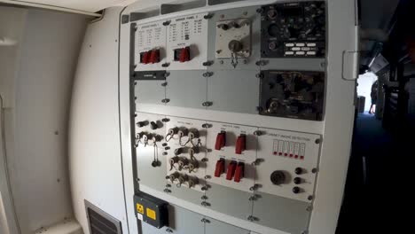 Switchboard-within-a-naval-cargo-jet