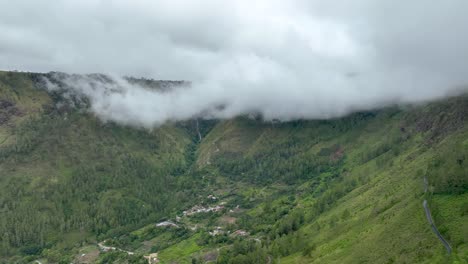 Mist-over-Efrata-waterfall-hangs-like-delicate-veil-swirling-in-the-air