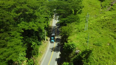 aereal-view-of-truck-movement