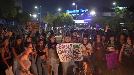 Feminismo,-Día-De-La-Mujer,-Poder-Femenino