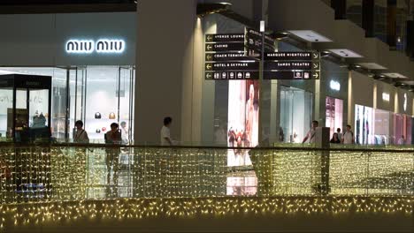 Shoppers-night-shopping-at-landmark-destination-The-Shoppes-shopping-centre-at-Marina-Bay-Sands-with-luxury-designer-brands-and-premier-stores-in-downtown-Singapore-city