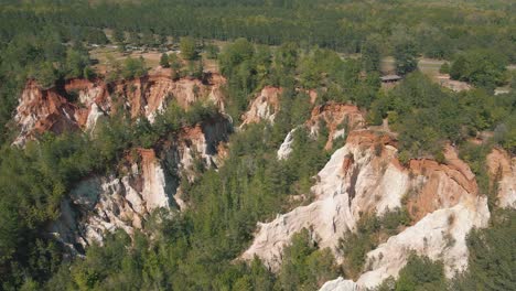 Increíbles-Imágenes-De-Drones-Del-Parque-Estatal-Providence-Canyon-En-Georgia