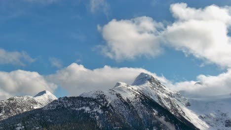 Malerische-Schneebedeckte-Berglandschaft-Und-Bäume