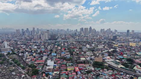 Drohnenaufnahmen-Der-Stadt-Manila-Auf-Den-Philippinen