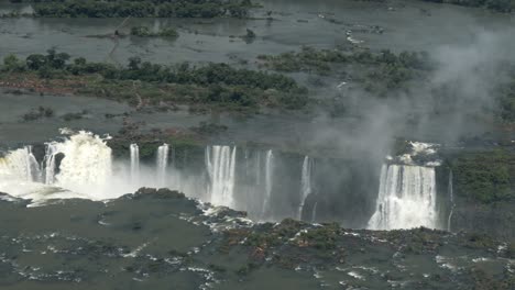 Cataratas-Del-Iguazú-Desde-Vista-De-Helicóptero