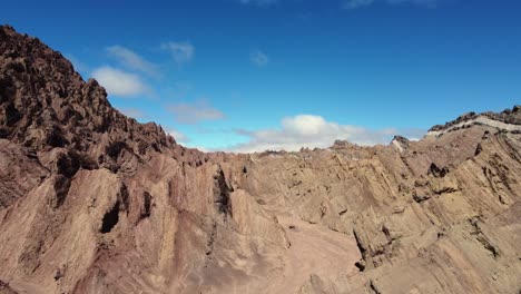 Luftaufnahmen-über-Dem-Schroffen-Roten-Felscanyon,-Dem-Canon-Del-Indio-In-Argentinien