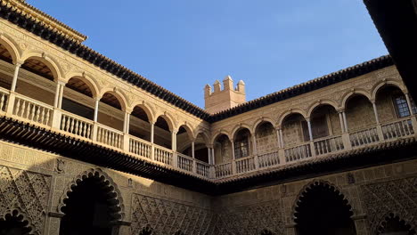 Alcázar-De-Sevilla,-España
