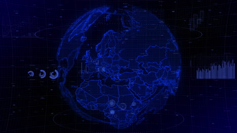 Der-Rotierende-Videohintergrund-Eines-Digitalen-Globus-Zeigt-Das-Land-Moldawien-Im-Kinostil