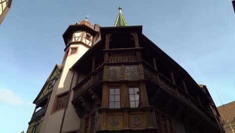 La-Casa-Maison-Pfister,-Que-Pronto-Celebrará-Sus-500-Años,-Es-Un-Ejemplo-De-Arquitectura-Renacentista-En-Colmar.