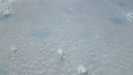 Aerial-reveal-of-Vatnajokull-glacier-between-mountains-Skaftafell-national-park