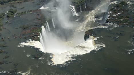 Cataratas-Del-Iguazú-Desde-Vista-De-Helicóptero