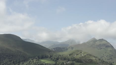 Hautes-Pyrénées-mountains-on-summer-season,-France