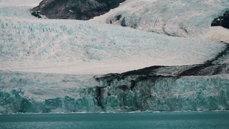 Panorama-Der-Gletscher-Im-Lago-Argentino-In-Der-Patagonischen-Provinz-Santa-Cruz,-Argentinien