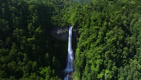 La-Foto-Inclinada-Que-Revela-La-Cascada-De-Nachi,-La-Más-Grande-De-Japón.