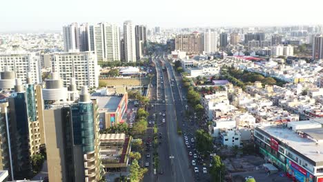 aerial-drone-view-Many-malls-and-roads-are-visible-in-the-drone-camera-where-high-rise-buildings-are-also-located