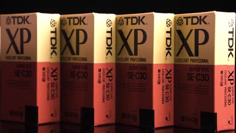 TDK-XP-Super-VHS-Video-Cassette-Tapes,-Close-Up