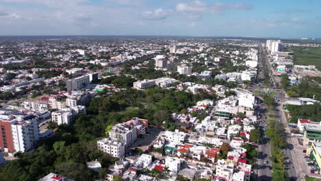 Vista-Aérea-De-Cancún,-México