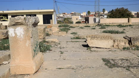 Antike-Ruinen-Von-Maktaris-In-Der-Stadt-Makthar-In-Tunesien