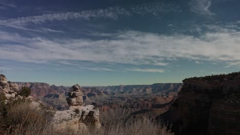 Time-lapse-pan-video-of-clouds-over-Grand-Canyon-National-Park-in-Arizona