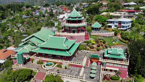 Circular-drone-footage-of-the-Cebu-Taoist-Temple-in-the-Philippines