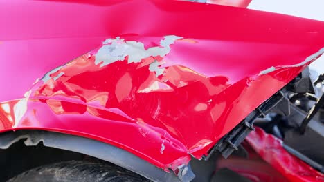 Road-Accident---Red-Car-Involved-In-A-Head-on-Collision