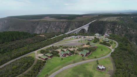 Aerial-footage-of-Bloukrans-bridge-in-the-eastern-cape,-south-africa