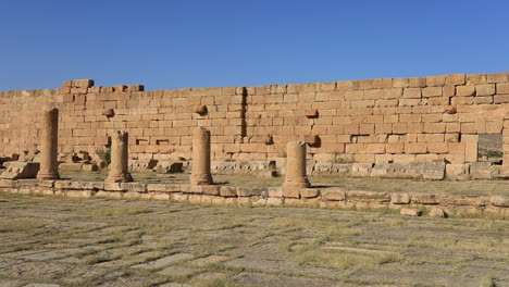 Roman-Forum-of-Sufetula-At-Archaeological-Site-of-Sbeitla-In-Tunisia