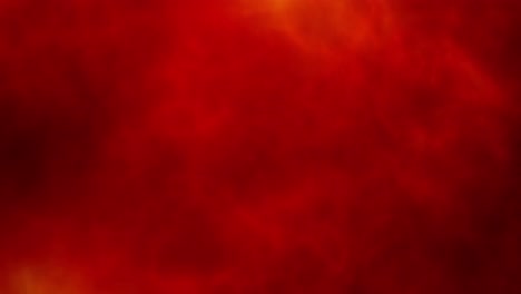 Red-glowing-abstract-background---intense-heat,-orange-flames,-fiery-clouds