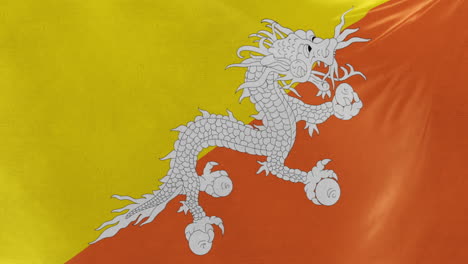 Bhutan-Flagge