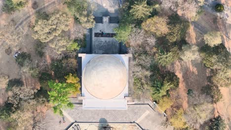 Drone-shot-of-Chapultepec-in-Mexico-City