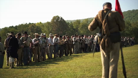 Confederate-Soldiers-Line-Up