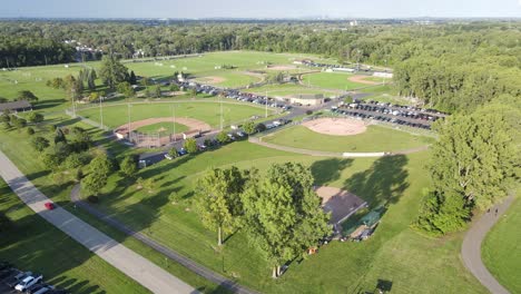 Feld-Der-Jr.-League-World-Series-Im-Heritage-Park,-Taylor,-Michigan
