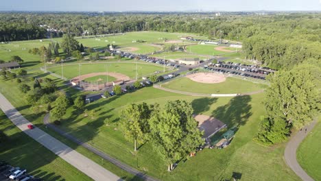 Jr-League-World-Series-Field-in-Heritage-Park,-Taylor,-Michigan