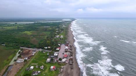 Aufnahme-Des-Mexikanischen-Strandes-Von-Natura-Veracruz