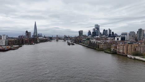 Themse,-London,-Großbritannien,-Drohne,-Luftaufnahme