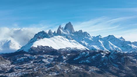 Berg-Fitz-Roy-Bei-El-Chalten-In-Patagonien,-Argentinien