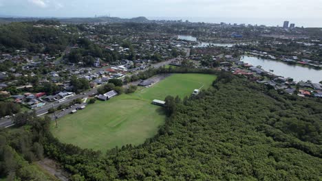 Merv-Craig-Sports-Ground-And-Recreation-Park-In-Currumbin-Waters,-QLD,-Australia