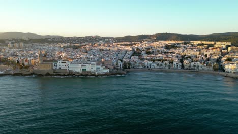 Panoramic-aerial-view-of-Sitges-City
