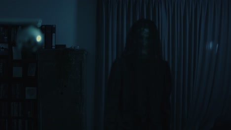 Horror-scene---A-ominous-demon-slowly-walks-through-a-living-room