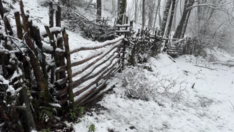 rural-wooden-fence-guard-the-land-to-keep-livestock-in-the-farm-winter-season-landscape-in-forest-wonderful-snowfall-in-nature-scenic-local-people-nomad-lifestyle-in-middle-east-asia-agriculture-work