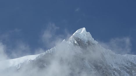 Langtang-Lirung-Gletscher,-Langtang-Nationalpark,-Bagmati,-Zentralregion,-Nepal,-Himalaya,-Asien